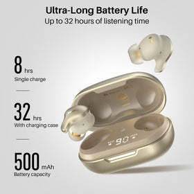 TOZO Golden X1 Bluetooth 5.3 chip for stable connection