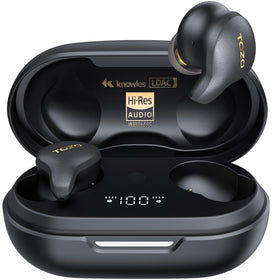 TOZO Golden X1 earbuds in compact design for all-day comfort and precise sound.