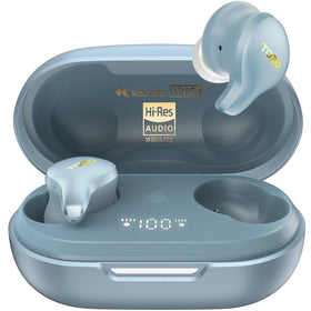 TOZO Golden X1 used during commute, providing ANC focus in busy environments