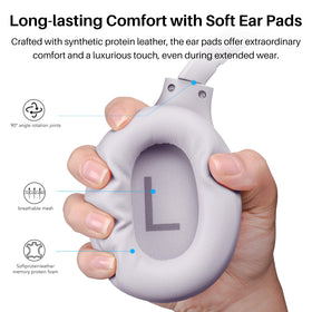 TOZO on model wearing during travel, noise reduction for commuting comfort