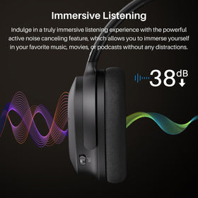 TOZO HT1 side profile showing adjustable hinge for a custom fit benefit