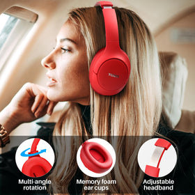 TOZO HT2 charging indicator and USB port showing fast recharge convenience on the go