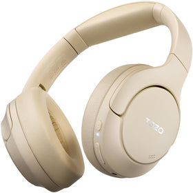 TOZO HT2 front view showing sleek headset and brand, highlights premium look