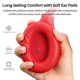 TOZO HT2 wired connection with 3.5mm cable for uninterrupted music when battery low