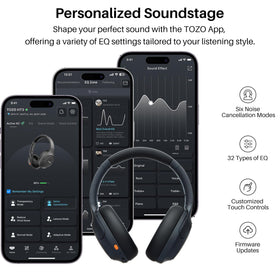 TOZO HT3 AI chat assistant active for quick questions