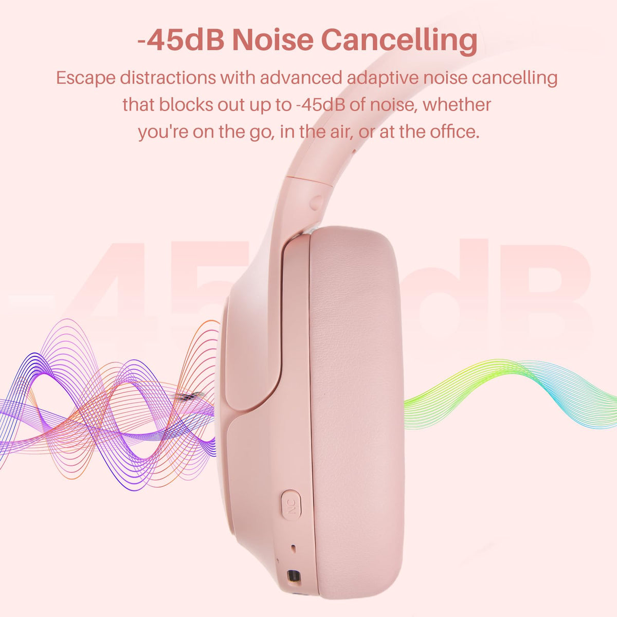 TOZO HT3 aux and USB-C ports showing flexible wired and fast-charge options