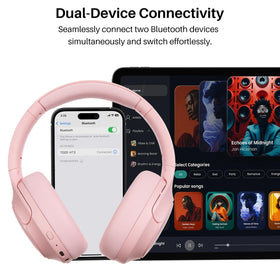 TOZO HT3 carrying case with cables highlighting travel-ready protection