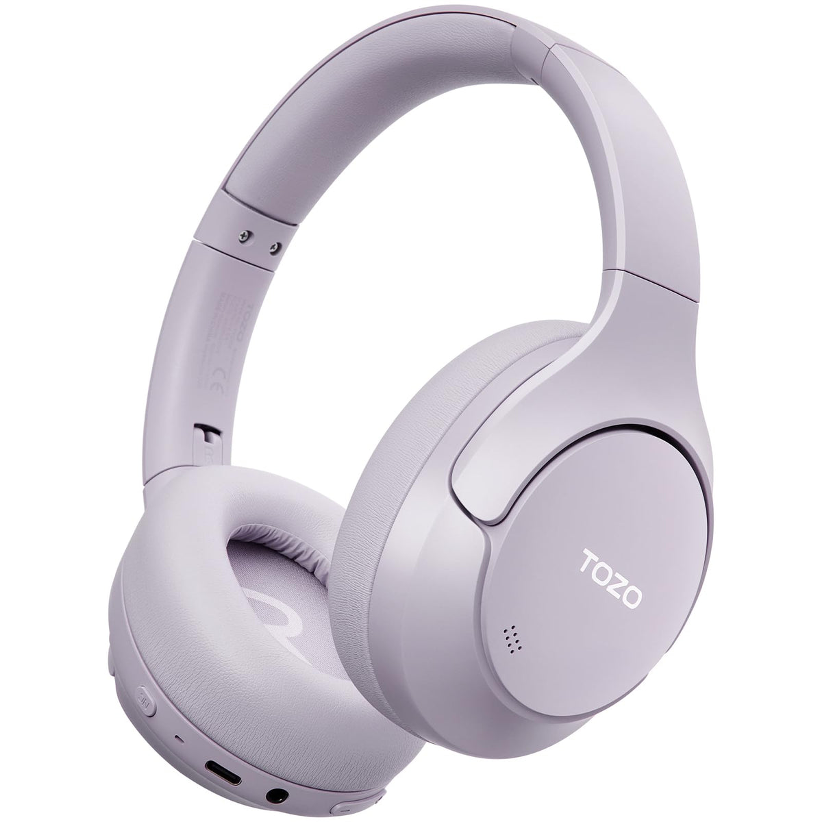 TOZO HT3 front view showing sleek headset and controls for commute comfort