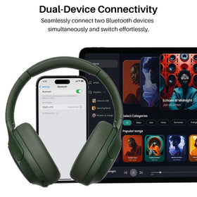 TOZO HT3 control buttons and ports highlighting ANC and quick-charge access