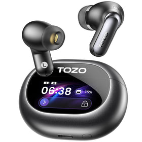 TOZO NC20 Pro 12mm driver image showing powerful bass for immersive listening