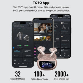 TOZO NC20 Pro adaptive ANC reduces external noise for clearer calls