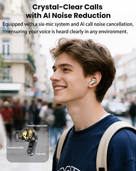 TOZO NC20 Pro IPX8 waterproof coating protects against sweat.