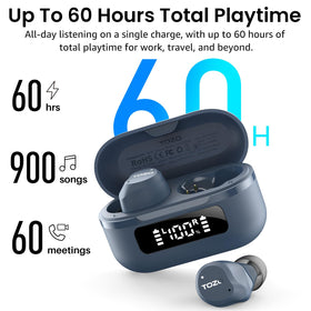 TOZO NC9 in-ear fit demonstrating ergonomic comfort for long listening sessions benefit