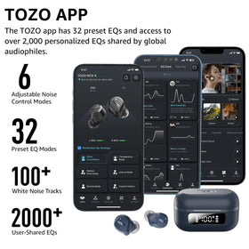 TOZO NC9 microscopic view of microphone array improving call clarity benefit