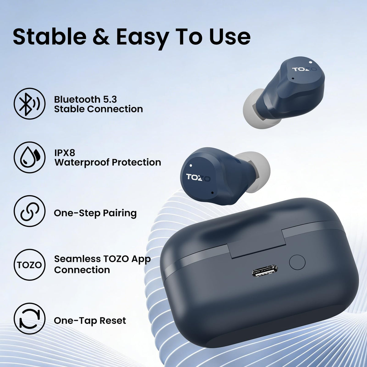 TOZO NC9 used on a commute to show ANC use in noisy public transit benefit