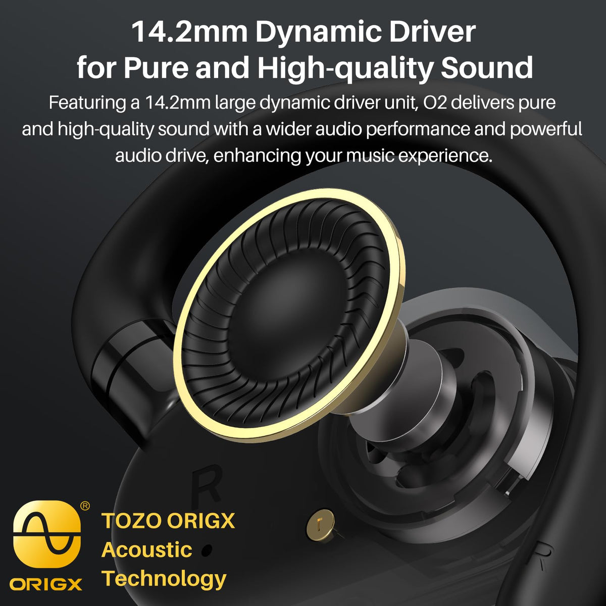 TOZO O2 DSP call noise cancellation improves call clarity in busy environments.