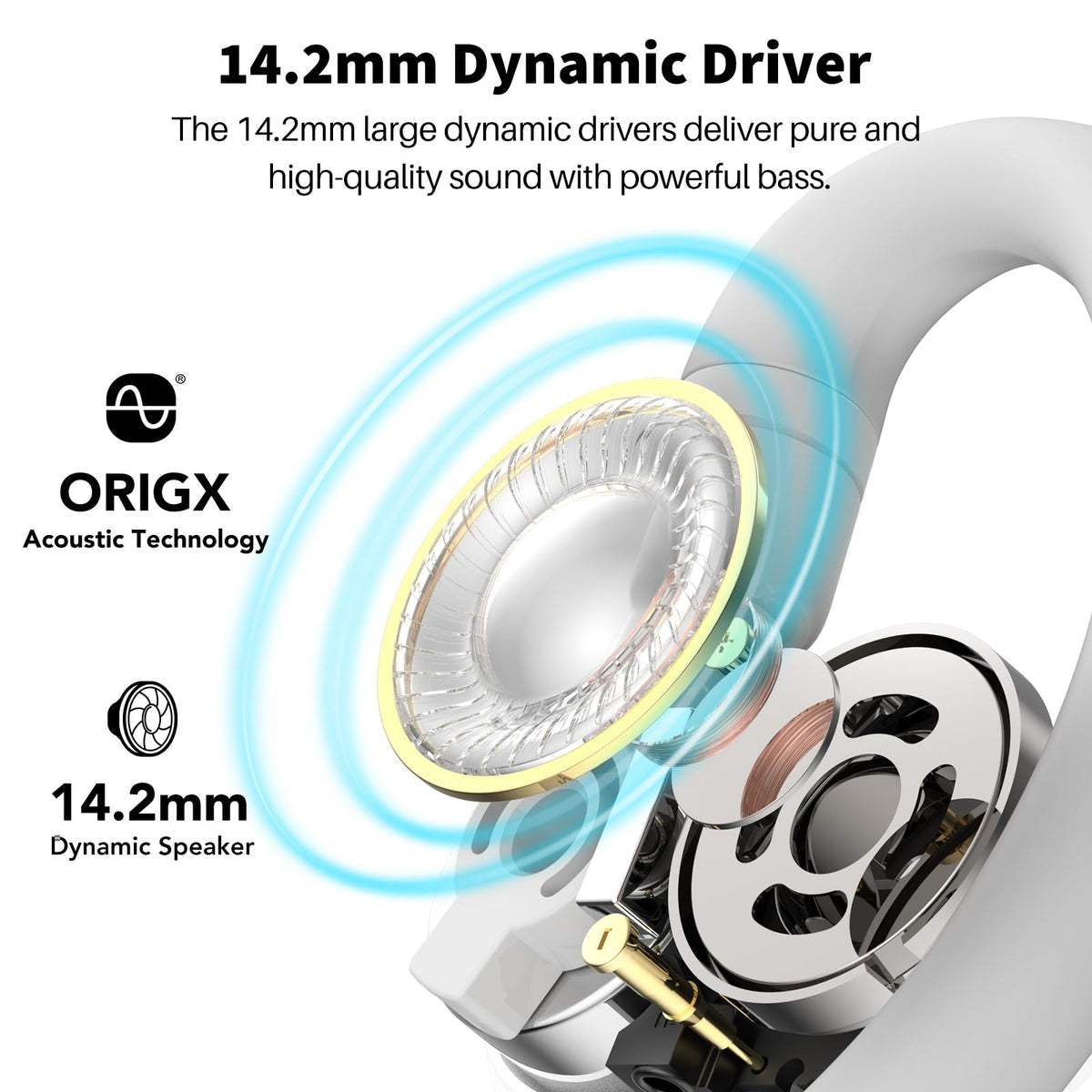 TOZO O2 on a call in a busy space with DSP noise cancellation.