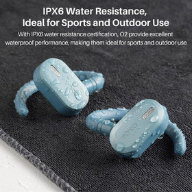 TOZO O2 IPX6 waterproof design handles sweat and light rain with ease.
