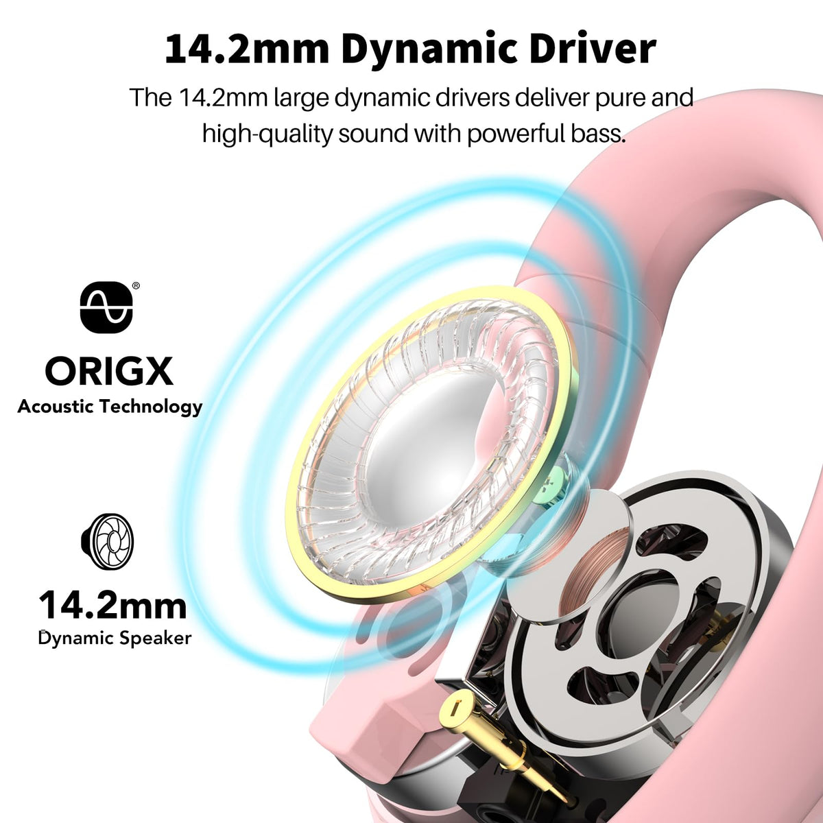 TOZO O2 ORIGX sound with enhanced bass and less leakage.