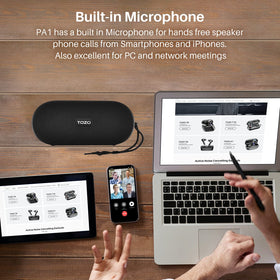 TOZO PA1 USB-C charging port for faster convenient recharging