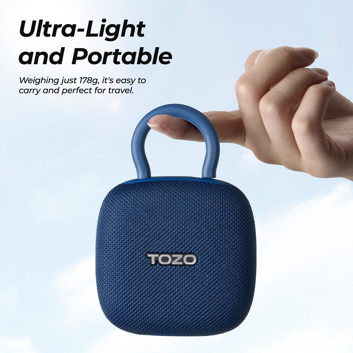 TOZO PE1 Bluetooth 5.4 for stable connection and clear calls.