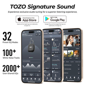 TOZO PE1 built-in microphone enables hands-free calls.
