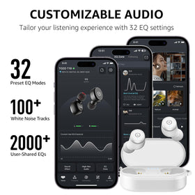 TOZO T10 worn in ear during commute, showing secure fit and discreet look