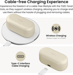 TOZO T12 Bluetooth 5.3 enables a stable, fast wireless connection.
