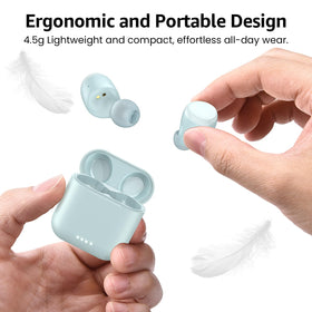 TOZO T6 travel-friendly case and compact design for portability
