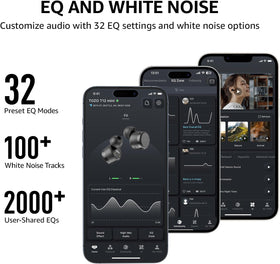 TOZO Tonal Dots earbuds during a workout, IPX8 waterproof protection.