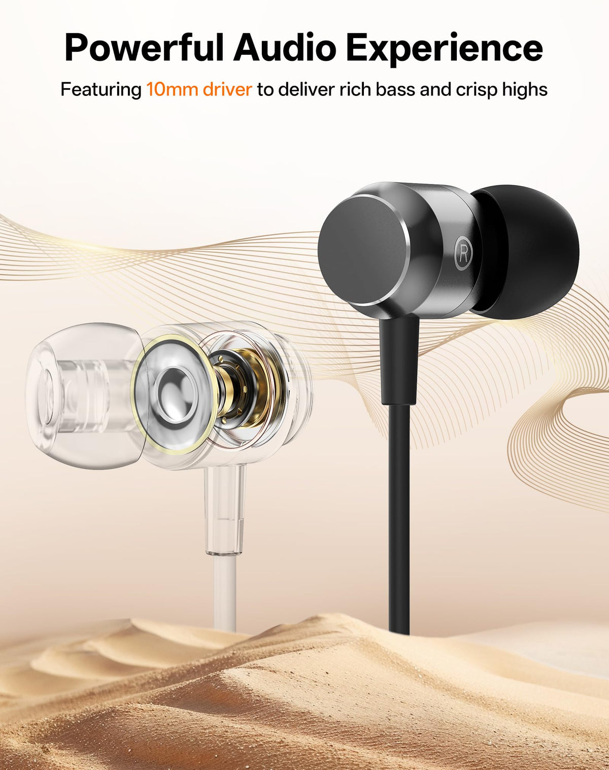 toztnix close-up on 10mm driver revealing texture and clearer bass
