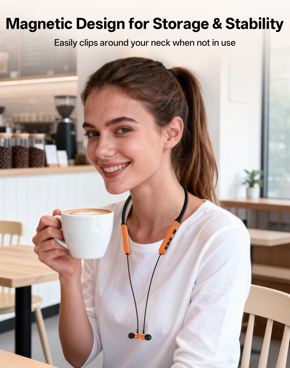 Toztnix worn on commute showing stable connection and hands-free benefit