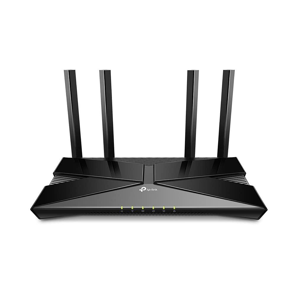 TP-Link Archer AX10 front view showing LEDs and status for easy monitoring