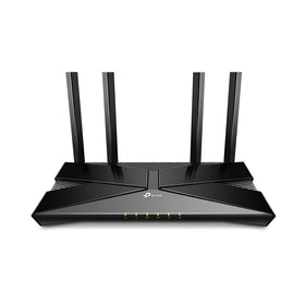 TP-Link Archer AX10 front view showing LEDs and status for easy monitoring