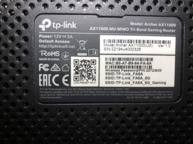 TP-Link Archer AX11000 packaging box with features and setup overview