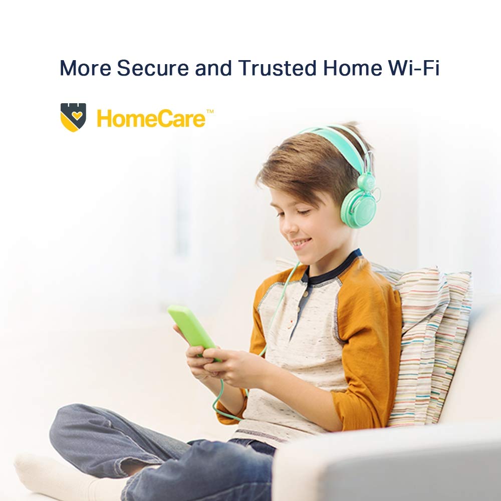 TP-Link Archer AX50 displayed with TP‑Link Tether app on phone for easy setup