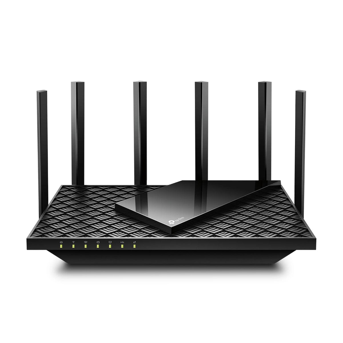 TP‑Link Archer AX72 Pro front view for reliable whole‑home WiFi.