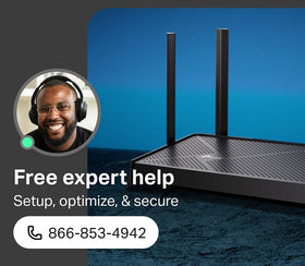 TP-Link Archer BE230 USB 3.0 port enables fast network storage access.