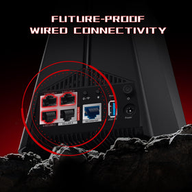 TP-Link Archer GE650 RGB lighting enhancing a vibrant gaming setup