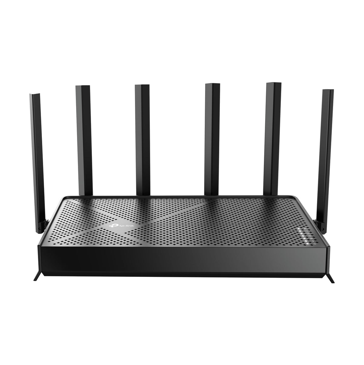 TP-Link BE6500 BE400 router front view highlighting sleek design for fast Wi-Fi 7 setup