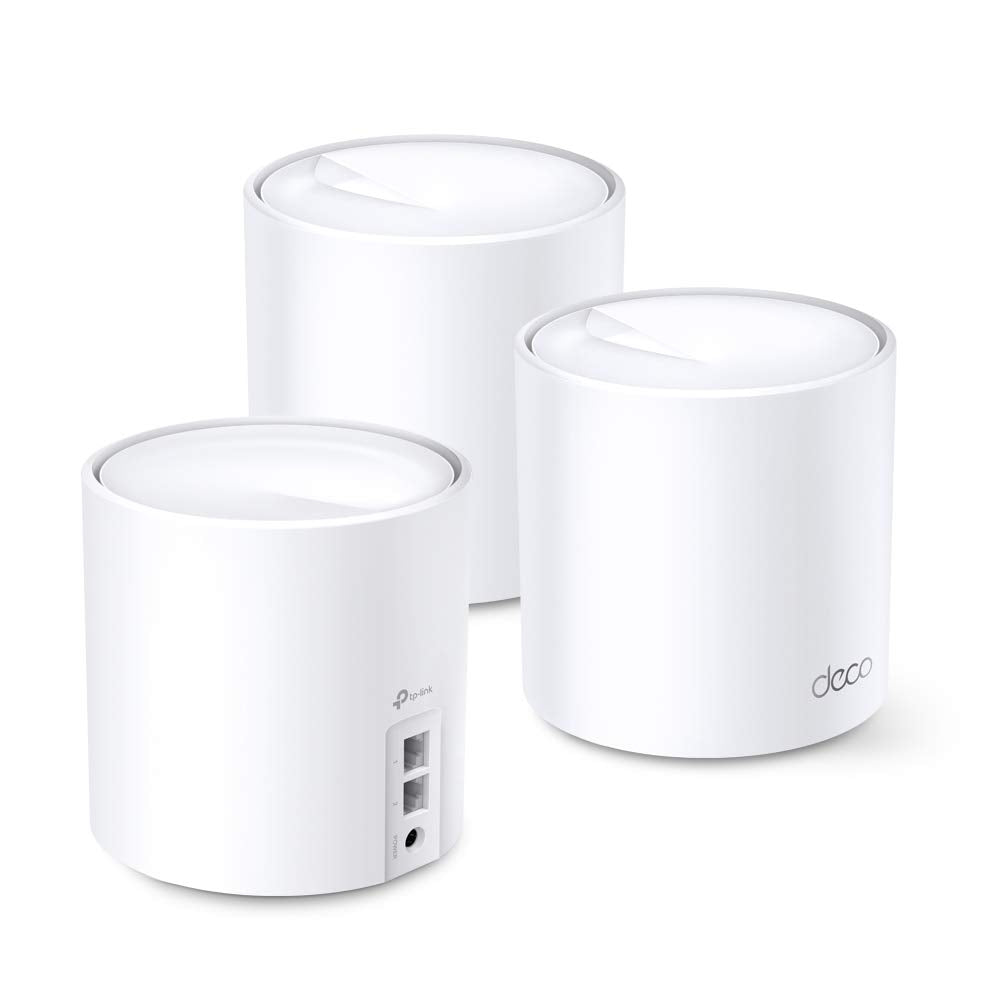 TP-Link Deco AX5000 app setup image showing quick guided network setup