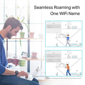 TP-Link Deco M4 app setup screenshot displaying quick installation benefit