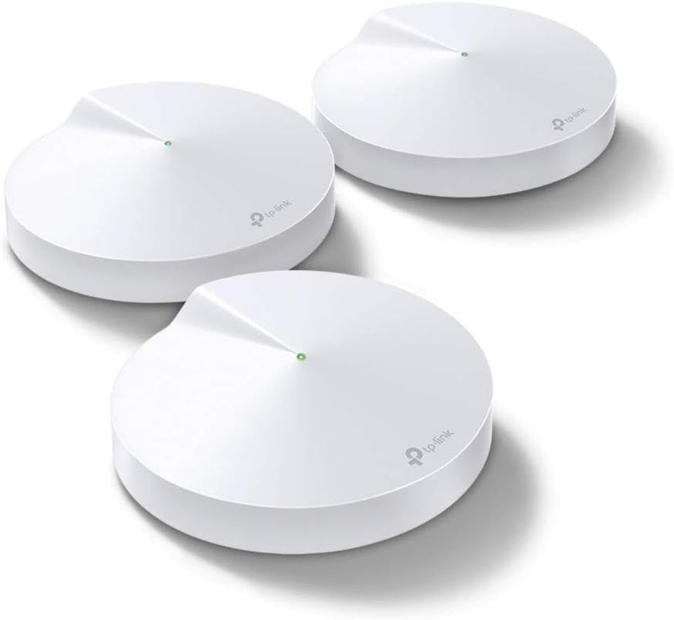 TP-Link Deco M5 coverage map shows up to 5,500 sq ft for seamless home Wi-Fi.