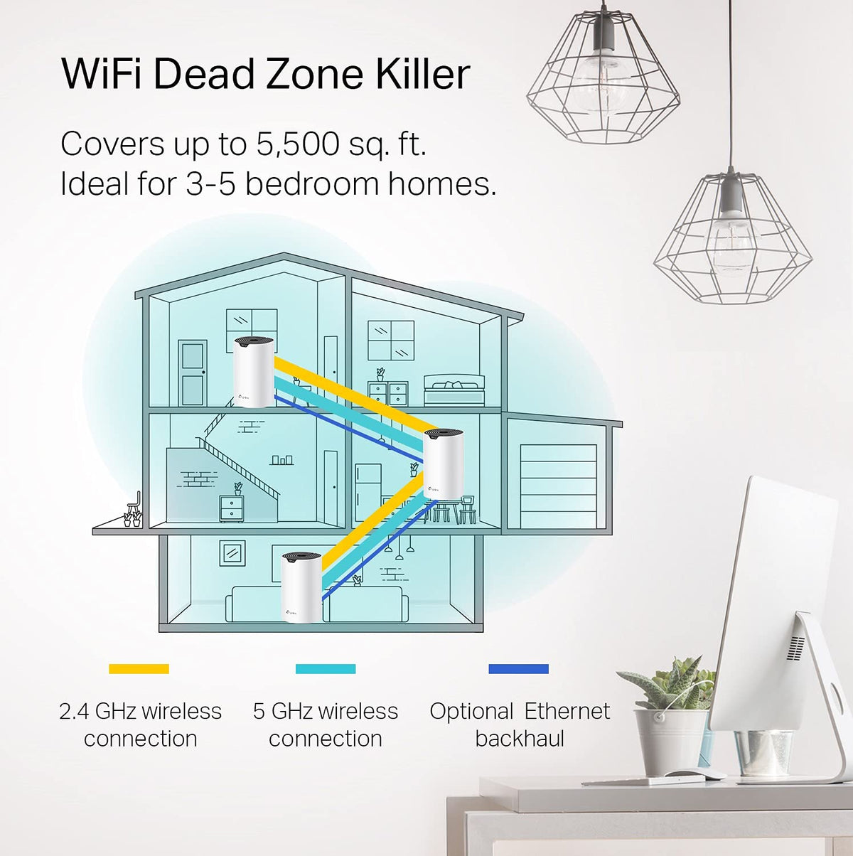 TP-Link Deco S4 three-pack packaging box for whole-home WiFi