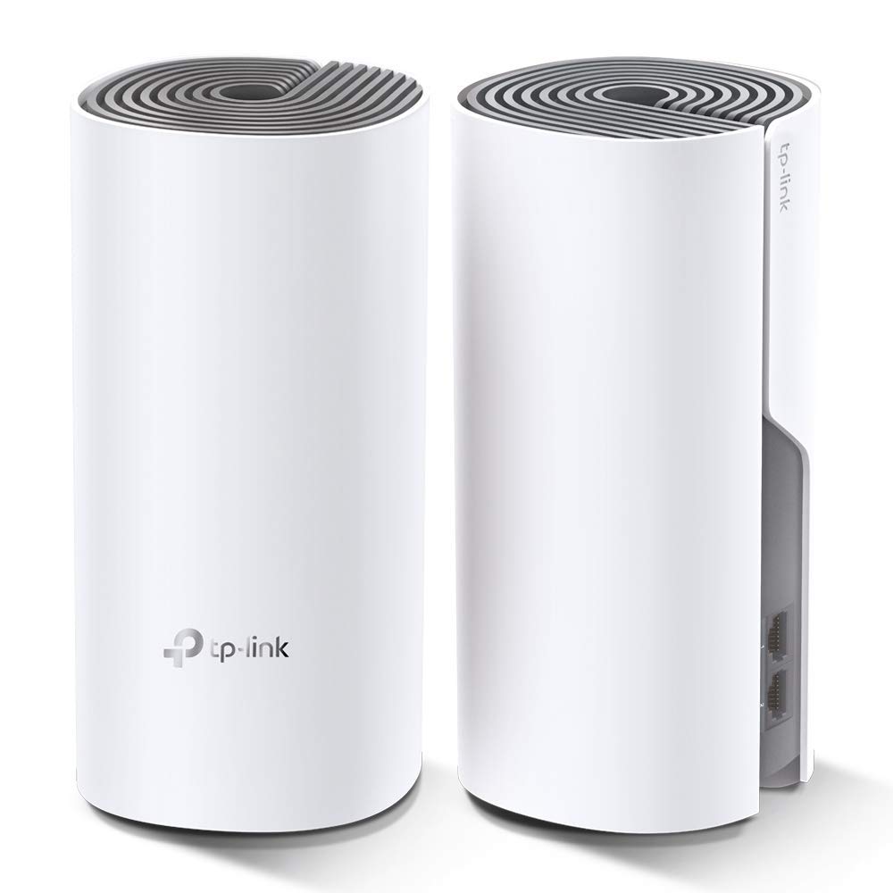 TP-Link Deco W2400 close-up of casing texture highlighting build quality and compact ventilation benefits