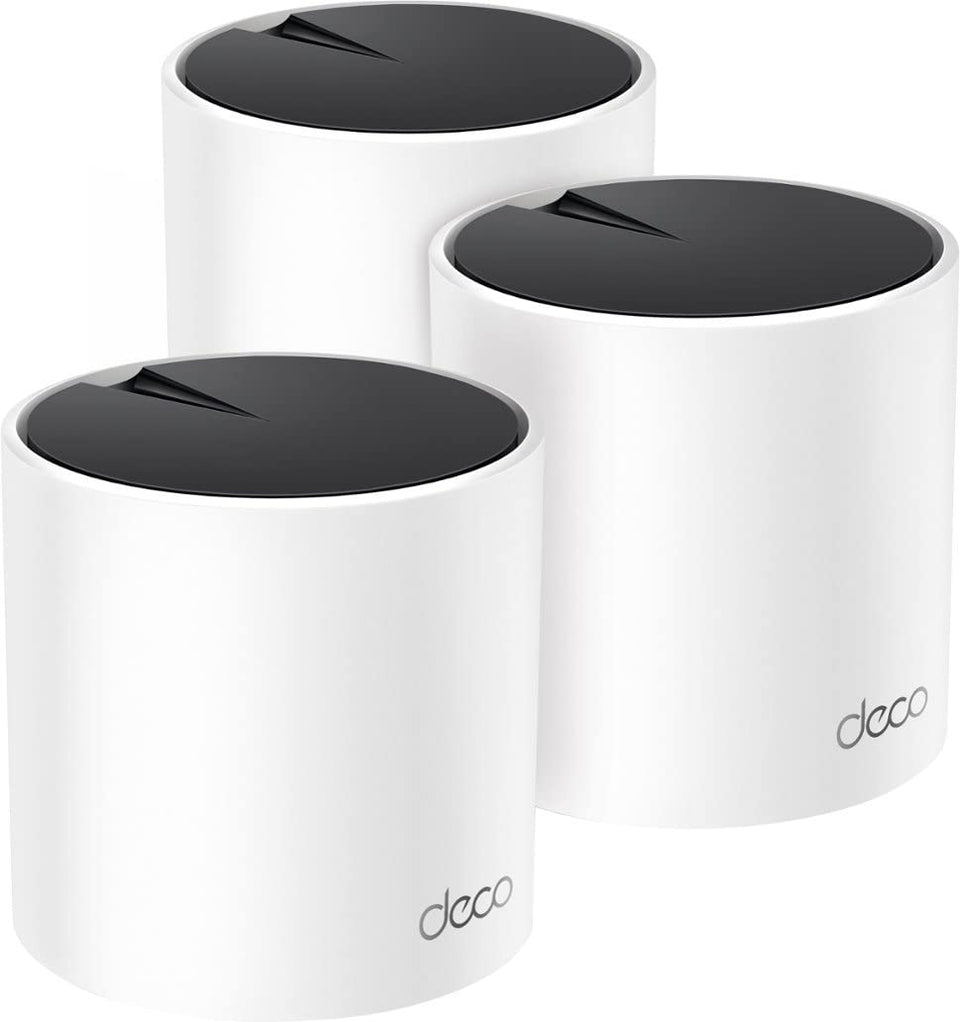 TP-Link Deco X25 mesh coverage expands throughout the home for seamless streaming.