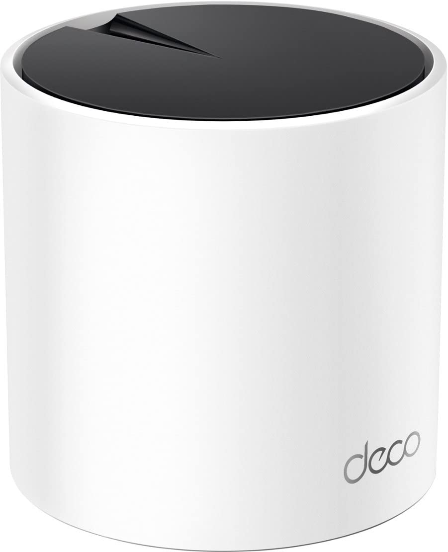 TP-Link Deco X25 white design blends with home décor while delivering strong signal.