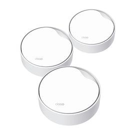 TP-Link Deco X50 PoE ceiling-mount setup for discreet, strong home WiFi coverage.