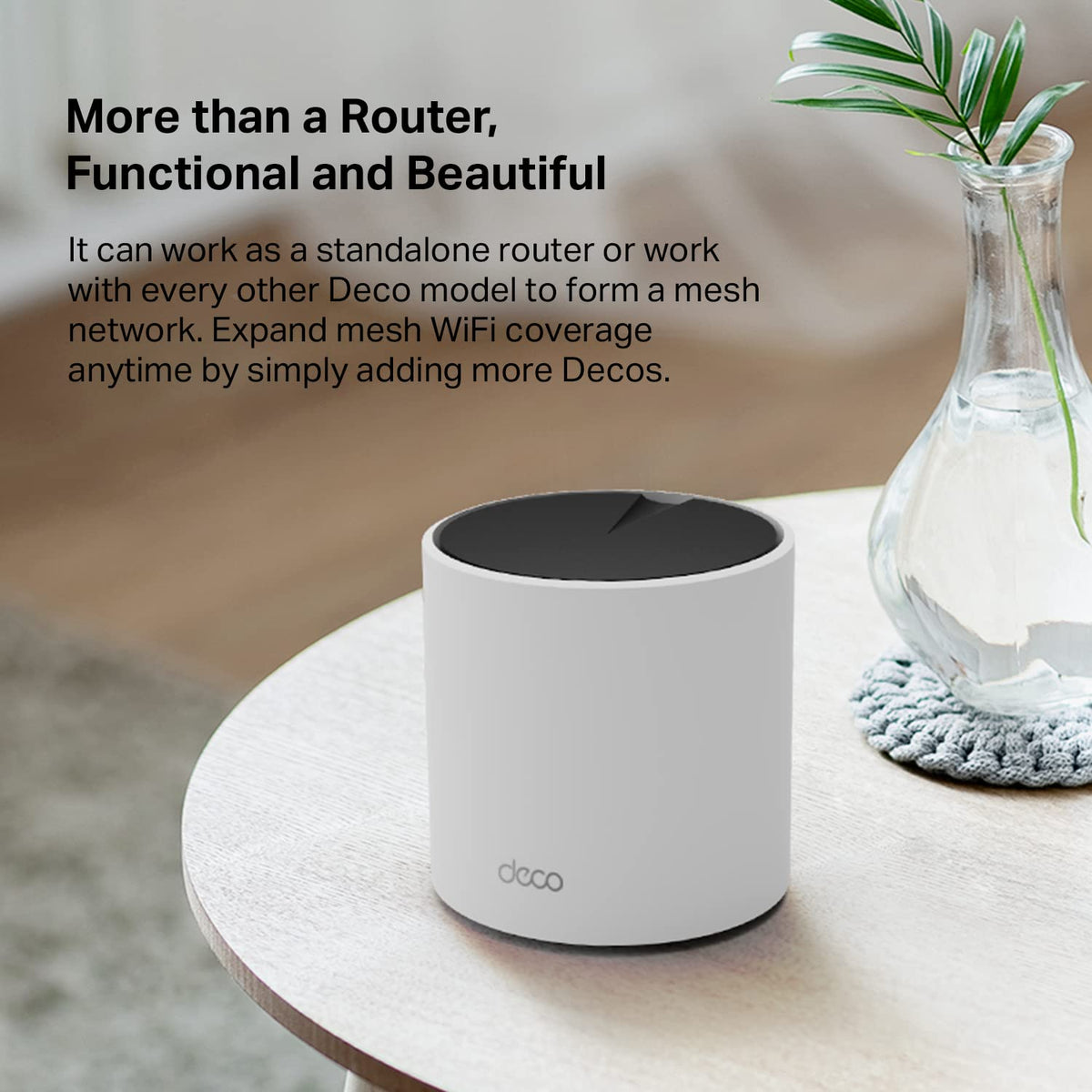 TP-Link Deco X55 uses AI-driven mesh to adapt to your home network.