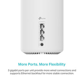 TP-Link Deco XE75 app setup guiding quick installation and control.